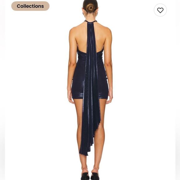 NWT Retrofête Ashley Mini Convertible Dress Navy Ink XL Revolve - Picture 6 of 16